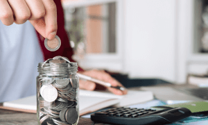 small deposit